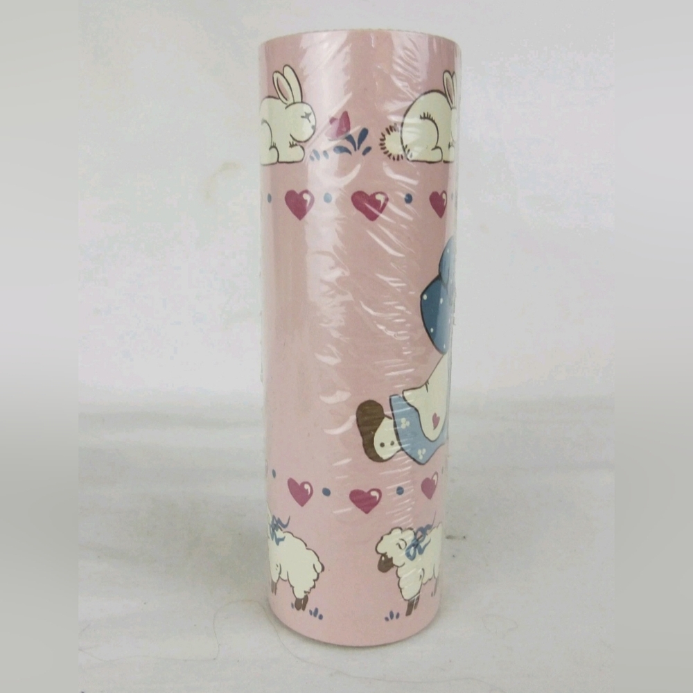 Vintage Design Edge Prairie Bonnets wallpaper border new prepasted girl sheep - Picture 2 of 3